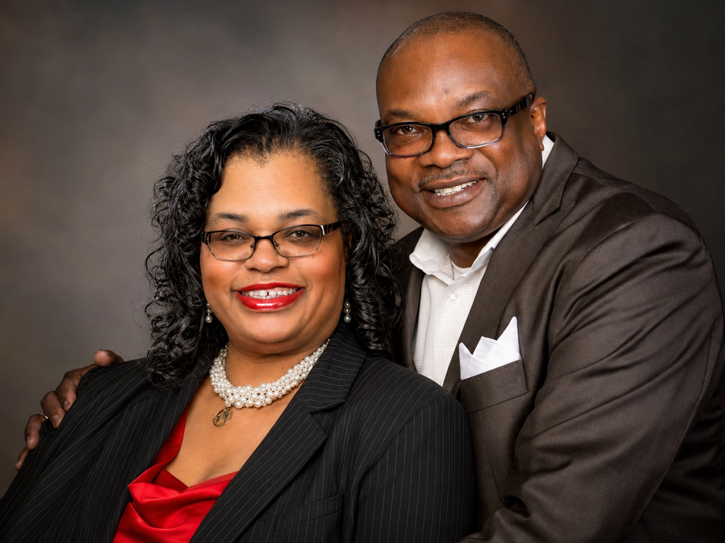 Mrs. Jacqueline I. Williams-Lartey and Bishop Seth O. Lartey